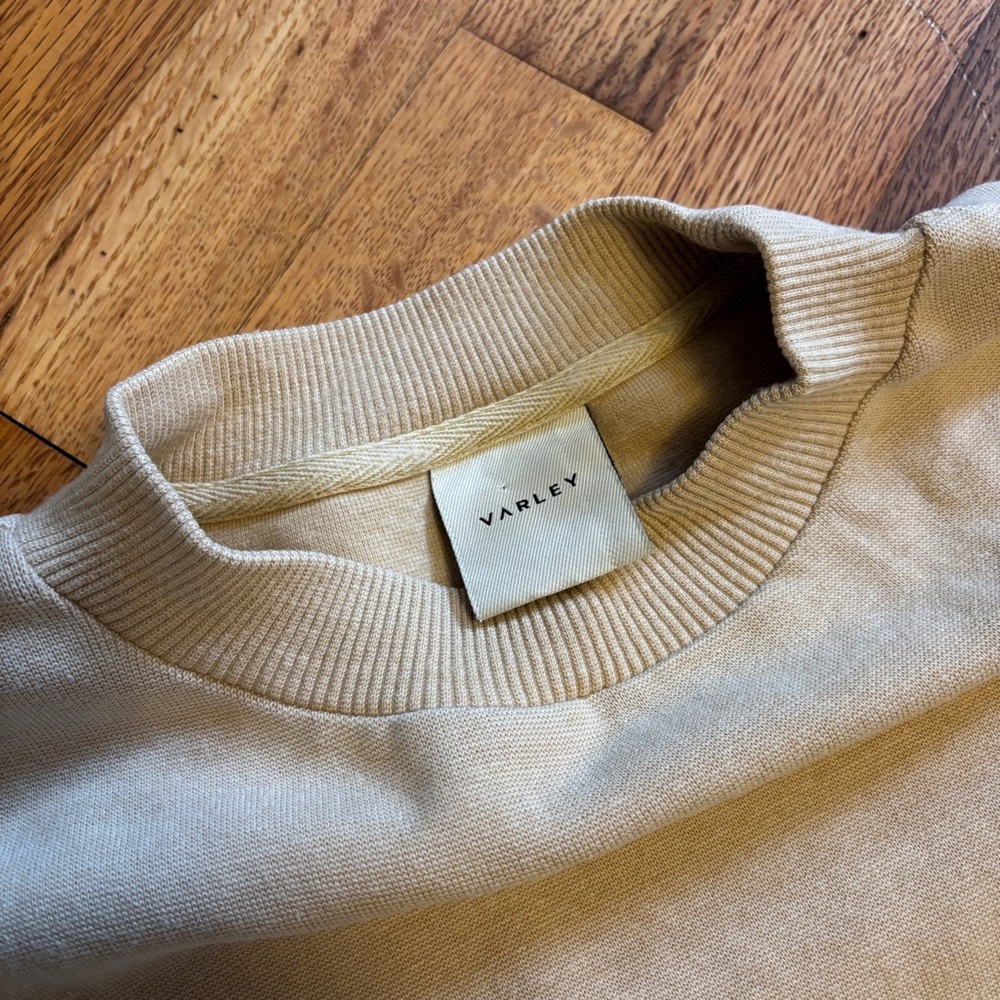 Varley Cream Edith Rib Pique - Picture 4 of 7